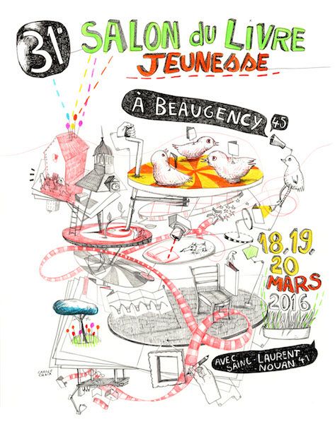 Programme du 31e Salon du Livre Jeunesse de Beaugency et Saint-Laurent-Nouan